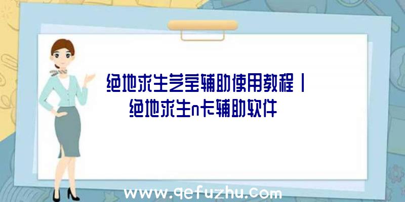 「绝地求生芝宝辅助使用教程」|绝地求生n卡辅助软件